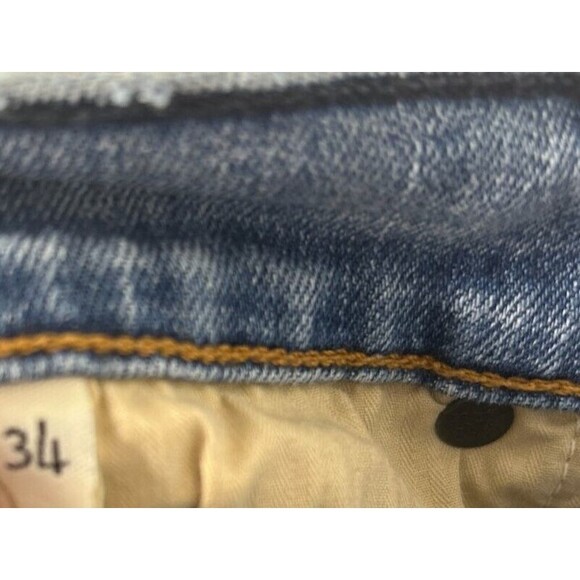 Rag & Bone Standard Issue Fit 2 Slim Jeans Men 34 Blue Medium Wash Button Fly - Picture 2 of 12